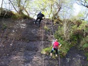 Abseiling at Sannox