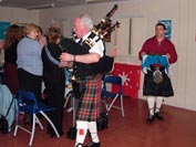 piping the haggis in