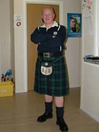 man with kilt