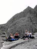 Lunch on Curved Ridge