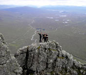 Michael, Alsion, Alan and Stevie on Crowberry Tower