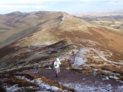 heading up Carnethy Hill