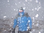 Mark in blizzard