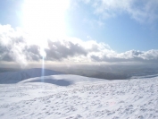 snowy view