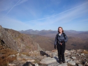 Dorothy at the bealach