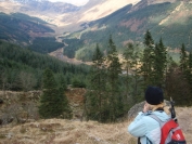 steep path from Glen Croe