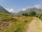 Heading up Glen Sannox