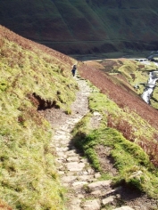 Path up to the Grey Mare's Tail
