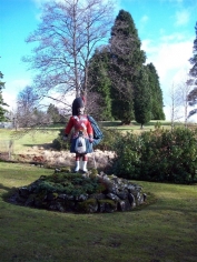 Black Watch statue at Forrest Lodge