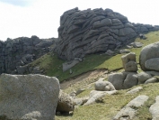 Granite formations on The Castles