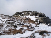 memorial near the summit