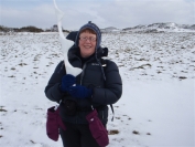 Irene with icicle