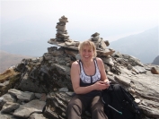 Kathryn on North Peak