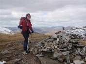 Irene on Beinn a Chroin