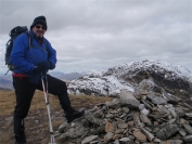 Robin on Beinn a Chroin