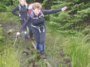 Irene walking the plank