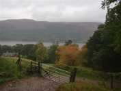 looking back to Loch Earn