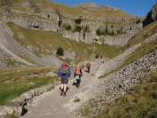 getting closer to Gordale Scar