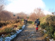 Heading up Corrie path