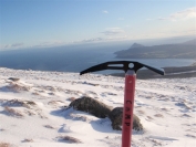 Looking down to Brodick Bay and Holy Isle