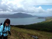 Looking out over Inverie Bay