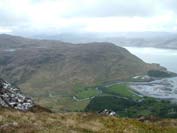Looking down to Inverie